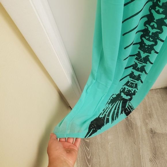 🤩NWT Iron fist Bone deep mesh maxi dress sizes  S , L & 2XL - Picture 6 of 8